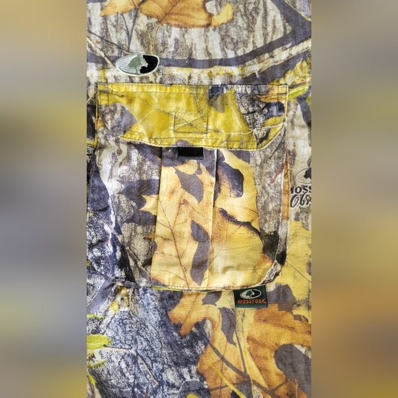 MOSSY OAK | Camouflage Short Sleeve Men's Button Down | Size 2X - Picture 2 of 10